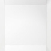 Aangepaste gepersonaliseerde drievoudige brief vou drieluik uitnodiging (Binnenkant midden)