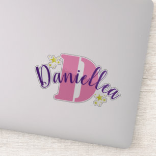 Aangepaste gepersonaliseerde duidelijke Vinyl Naam Sticker