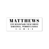 Aangepaste gepersonaliseerde elegante bruiloft ret rubberstempel (Gestempeld)