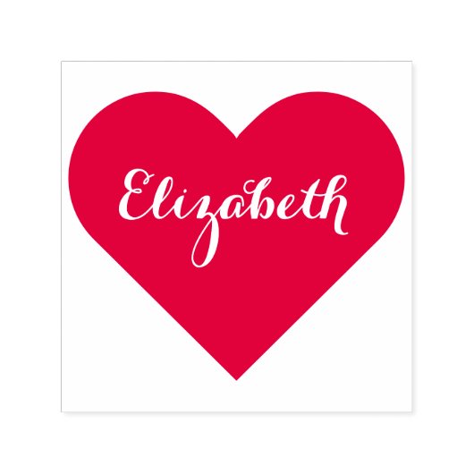 Aangepaste gepersonaliseerde elegante script naam   zelfinktende stempel (Design)