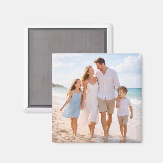Aangepaste Gepersonaliseerde Familie Foto Magneet (Voorkant / Achterkant)