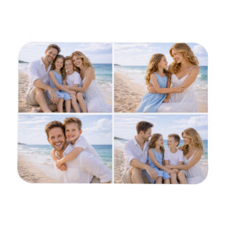 Aangepaste Gepersonaliseerde Familie Foto Magneet