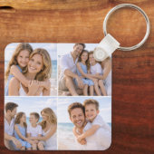 Aangepaste Gepersonaliseerde Familie Foto Sleutelhanger (Achterkant)
