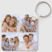 Aangepaste Gepersonaliseerde Familie Foto Sleutelhanger (Achterkant)
