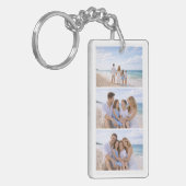 Aangepaste Gepersonaliseerde Familie Foto Sleutelhanger (Voorkant Links)