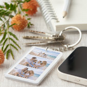 Aangepaste Gepersonaliseerde Familie Foto Sleutelhanger (Voorkant Rechts)