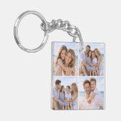 Aangepaste Gepersonaliseerde Familie Foto Sleutelhanger (Voorkant Links)