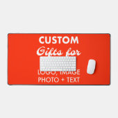 Aangepaste gepersonaliseerde Ferrari Red Desk mat (Keyboard & Muis)