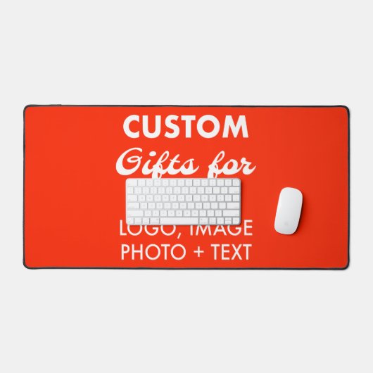 Aangepaste gepersonaliseerde Ferrari Red Desk mat (Keyboard & Muis)