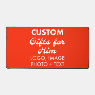 Aangepaste gepersonaliseerde Ferrari Red Desk mat