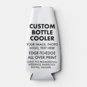 Aangepaste gepersonaliseerde fleskoeler sleeve bla flesjeskoeler (Voorkant)