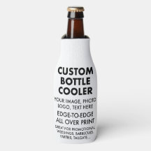 Aangepaste gepersonaliseerde fleskoeler sleeve bla