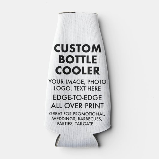 Aangepaste gepersonaliseerde flessenkoeler Sleeve  Flesjeskoeler (Voorkant)