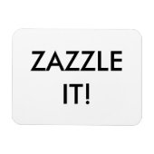 Aangepaste gepersonaliseerde flexibele magneet bla (Horizontaal)