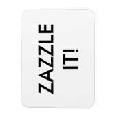 Aangepaste gepersonaliseerde flexibele magneet bla (Verticaal)