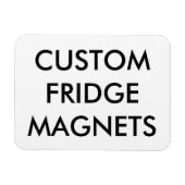 Aangepaste gepersonaliseerde flexibele magneet bla (Horizontaal)