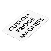 Aangepaste gepersonaliseerde flexibele magneet bla (Linkerzijde)