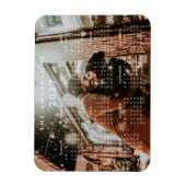 Aangepaste gepersonaliseerde foto 2023 kalender magneet (Verticaal)