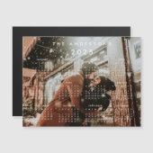 Aangepaste gepersonaliseerde foto 2025 kalender ma (Voorkant / Achterkant)