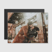 Aangepaste gepersonaliseerde foto 2025 kalender ma (Voorkant / Achterkant)