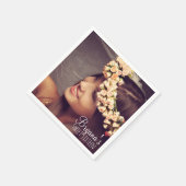 Aangepaste gepersonaliseerde foto afbeelding Sweet Servet (Hoek)