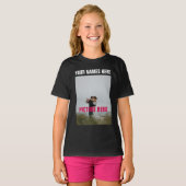 Aangepaste gepersonaliseerde foto afbeelding t-shirt (Voorkant volledig)