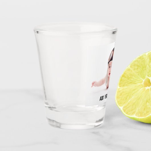 Aangepaste gepersonaliseerde foto afdrukken shot glas (Links)