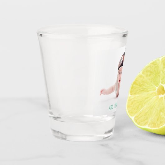 Aangepaste gepersonaliseerde foto afdrukken shot glas (Links)
