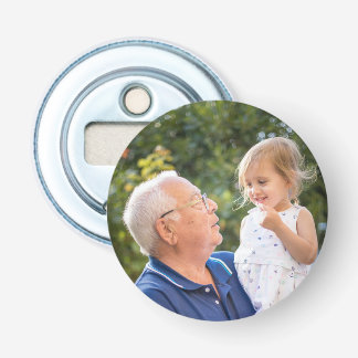 Aangepaste gepersonaliseerde foto  button flesopener