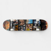Aangepaste gepersonaliseerde foto collage skateboa persoonlijk skateboard (Horizontaal)