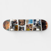 Aangepaste gepersonaliseerde foto collage skateboa persoonlijk skateboard (Horizontaal)