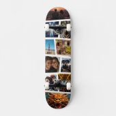 Aangepaste gepersonaliseerde foto collage skateboa persoonlijk skateboard (Voorkant)