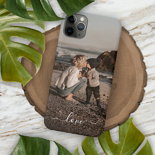 Aangepaste Gepersonaliseerde Foto Eenvoudige Liefd Case-Mate iPhone Case