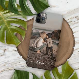 Aangepaste Gepersonaliseerde Foto Eenvoudige Liefd iPhone 16 Pro Max Hoesje