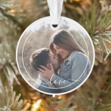 Aangepaste gepersonaliseerde foto Eenvoudige liefd