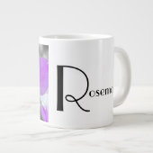 Aangepaste gepersonaliseerde foto en naam grote koffiekop (Voorkant rechts)