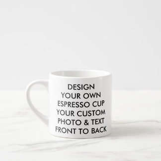 Aangepaste gepersonaliseerde FOTO ESPRESSO CUP Kop