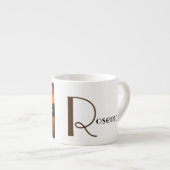 Aangepaste gepersonaliseerde foto espresso kop (Voorkant rechts)