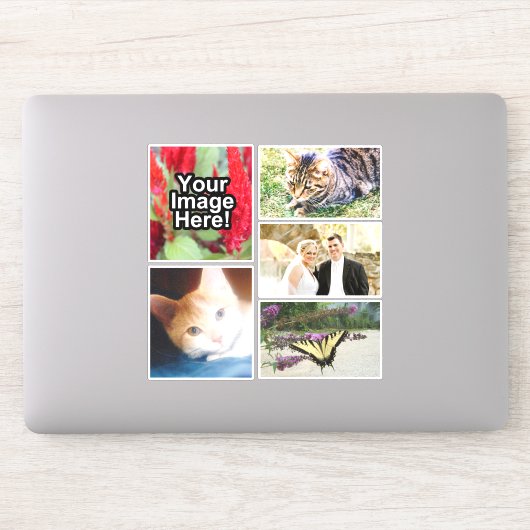 Aangepaste gepersonaliseerde foto full-color water sticker (Computer)