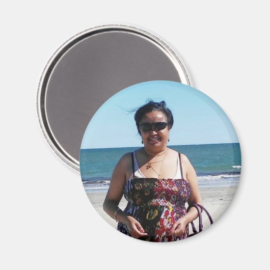 Aangepaste gepersonaliseerde foto geschenk magneet (Voorkant / Achterkant)