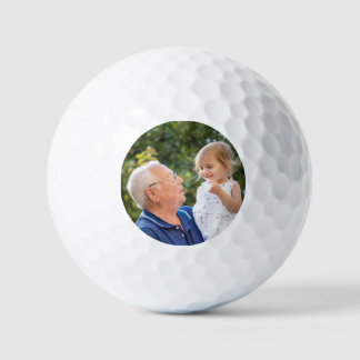 Aangepaste gepersonaliseerde foto  golfballen