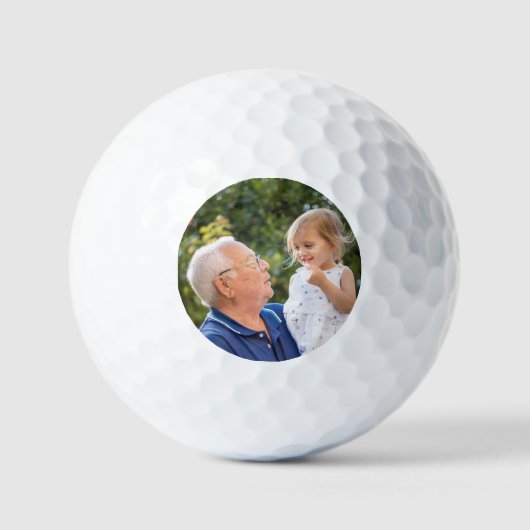 Aangepaste gepersonaliseerde foto  golfballen (Voorkant)