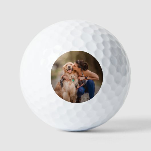 Aangepaste gepersonaliseerde foto golfballen (Voorkant)