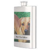 Aangepaste gepersonaliseerde foto hip fles flacon (Links)