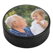 Aangepaste gepersonaliseerde foto  hockey puck (3/4)