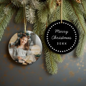 Aangepaste gepersonaliseerde foto Kerst Ornament