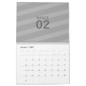 Aangepaste gepersonaliseerde foto maak je eigen 20 kalender (Jan 2027)