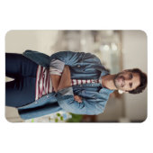 Aangepaste gepersonaliseerde foto magneet (Horizontaal)