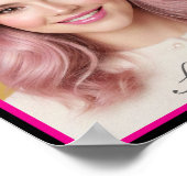 Aangepaste gepersonaliseerde foto matte posterprin poster (Hoek)