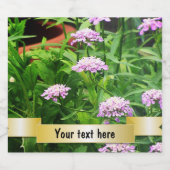 Aangepaste gepersonaliseerde foto mousserende wijn sparkling wijnetiket (Enkel label)